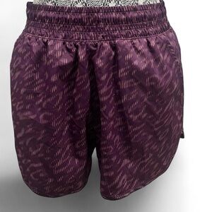 Athletic Works Women's Patterned Purple Shorts